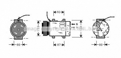 AVA QUALITY COOLING rtak283 -  Компрессор, кондиционер